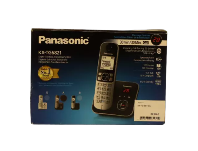 Téléphone sans fil duo bleu Panasonic kxtg1612frc - Téléphone sans fil -  Achat & prix