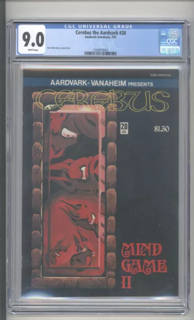 Cerebus The Aardvark #28 Cgc 9.0  "Dave Sim Cover & Art & Story"