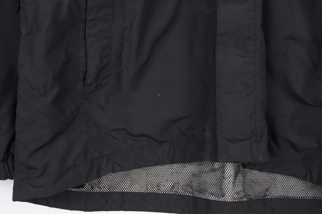 North Face Hyvent Jacket Waterproof Rain Coat Black Full Zip Mens Size M 5