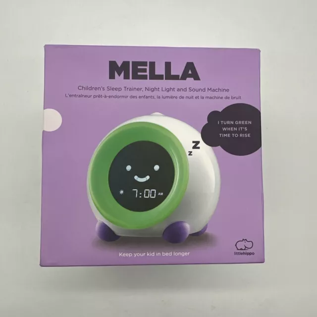 LittleHippo Mella Ready to Rise Children's Sleep Trainer, OK to Wake Alarm (x)