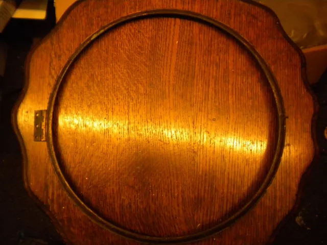 Antique Cast Brass Fusee Wall Clock Bezel  12 3/4" Inch