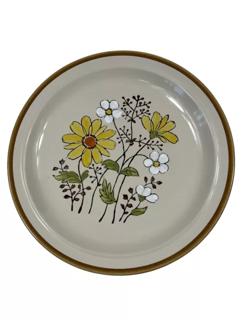 Vtg STONECREST 219 DAISY DINNER PLATE ANDRE PONCHÉ 10.5” Hand Painted Flowers