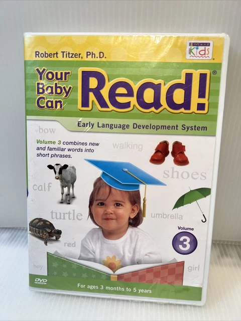 Your Baby Can Read! DVD Volume 3 Robert Titzer, Ph.D. For Infants & Children