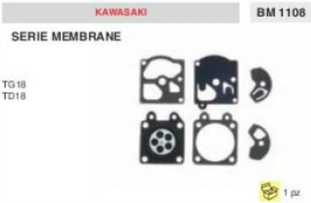 Kit Guarnizioni Carburatore Kawasaki TG18 TD18 - Doppia Confezione