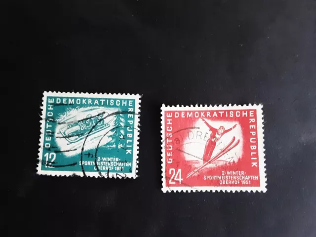 Briefmarken DDR Mi Nr. 280 - 81 gestempelt, siehe Photos