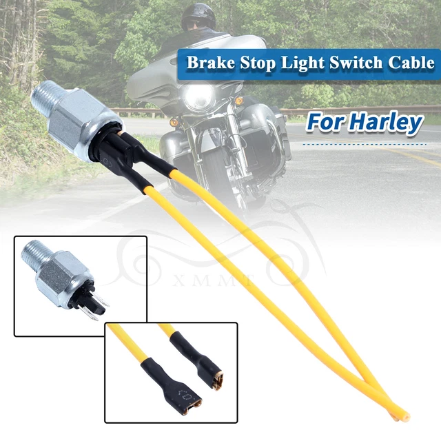 Hydraulic Brake Stop Light Switch Cable For Harley Softail Sportster 1200 883