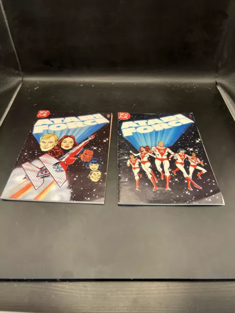 DC Atari Force 1, 2. Mini-Comics Lot  1982 DC Comics Inc.