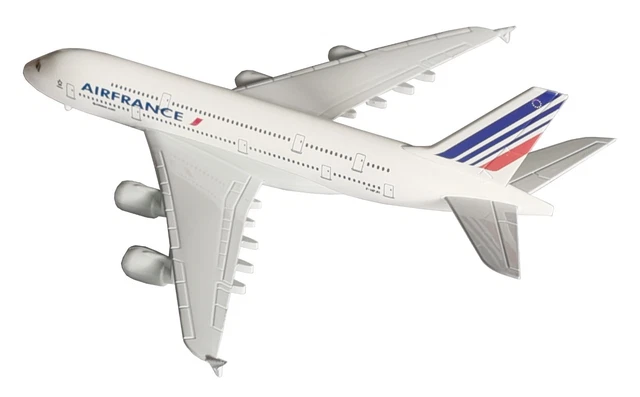 Maquette Avion Airbus A380 Air France - Passenger Plane Model PPM07 - 15cm Diecast