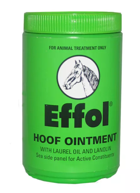 Effol Hoof Dressing Ointment Grease Natural Oil Clear Horse Pony Care Green 900G