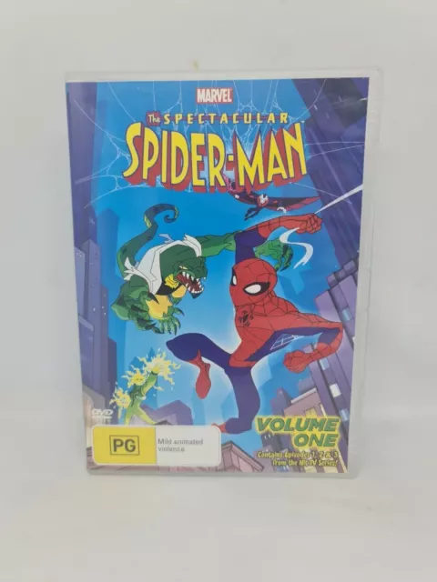 THE SPECTACULAR SPIDER-MAN Volume One DVD Region 4 TV Show Very Good Condition
