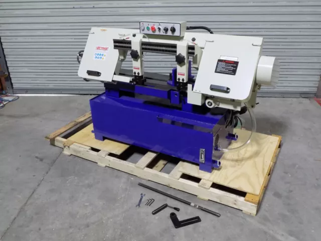 Vectrax Manual Horizontal Bandsaw 10 x 17 Capacity 2 HP 220/440v 3 Ph. DEFECTIVE