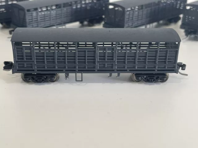 N Scale NSW NSWGR BCW Cattle Wagon - RTR - Metal Wheels And Knuckle Couplers