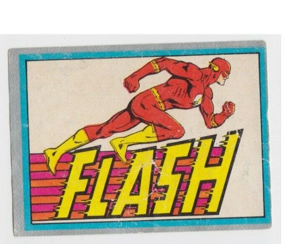 Flash Emblem - Vintage Cromy Trading Sticker Very Rare Argentina 1985