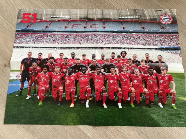 FC Bayern München Mannschaftsposter
