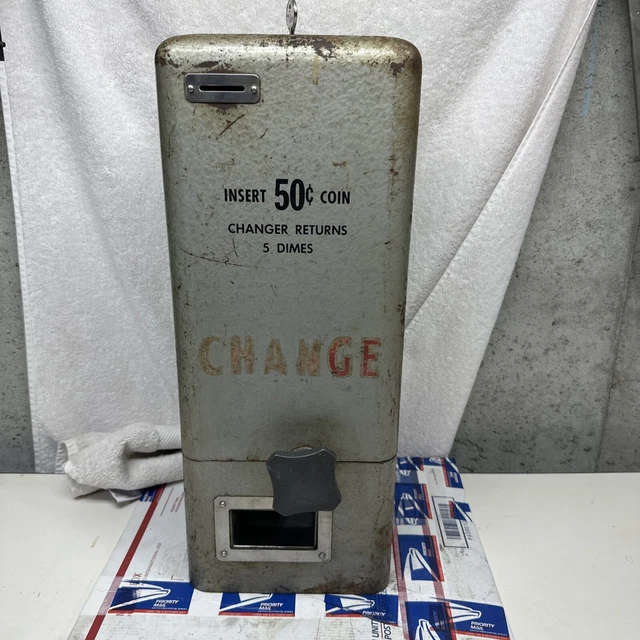 Vintage 50 Cent Coin Changer Standard Change Makers 2 Quarters To 5 Dimes