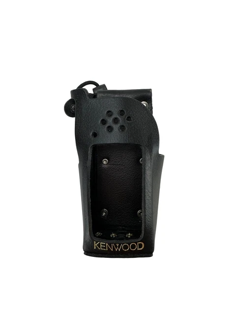 Kenwood KLH-76B Leather Radio Holster Original Genuine OEM w/ KLH-6SW Mount