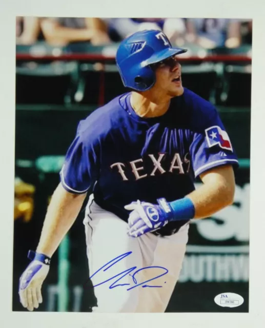 Chris Davis Signed 8x10 Photo Texas Rangers Autographed JSA COA Sticker Only