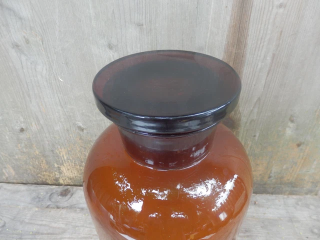 sehr Großes Antikes Apotheker Glas Gefäß 6 Liter Alte Apotheker Glas Flasche 2