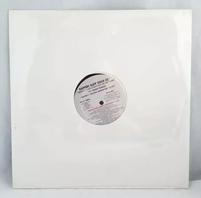 Rappers Rapp Disco Co Jay Dee Chapter 3 Grandwizard Club Mix Sealed LP Record