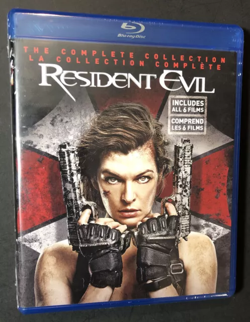 Resident Evil The Complete Collection [ 6 Movies in 1 Pack ] (Blu-ray) NEW