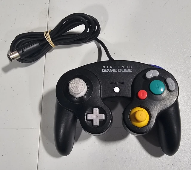 READ!!! Nintendo GameCube Controller Black OEM DOL-003 - Tested - Authentic