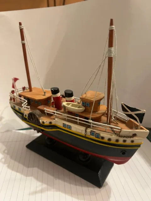 model of the Waverley Paddle Steamer