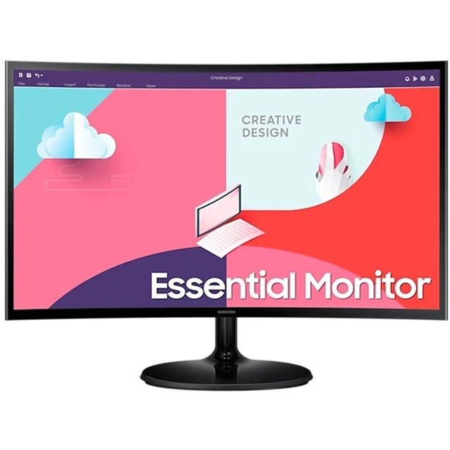 Samsung Bildschirm Curved Monitor S36C 27 Zoll HDMI VGA Full HD 4ms 75 Hz 1800R