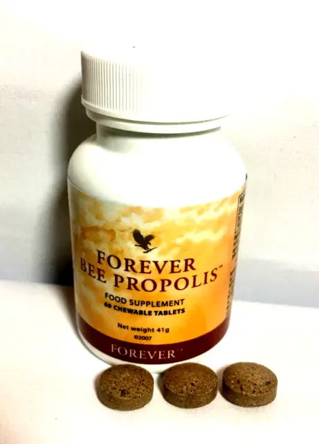 Forever Living Bee Propolis-2Pc-60Tab-Natural body defence & Immune support NEW
