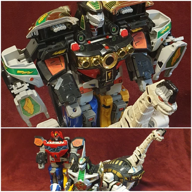 MMPR POWER RANGERS ULTRAZORD! / Megazord+Dragonzord+Titanus Bandai Vintage 90er EUR 201,00