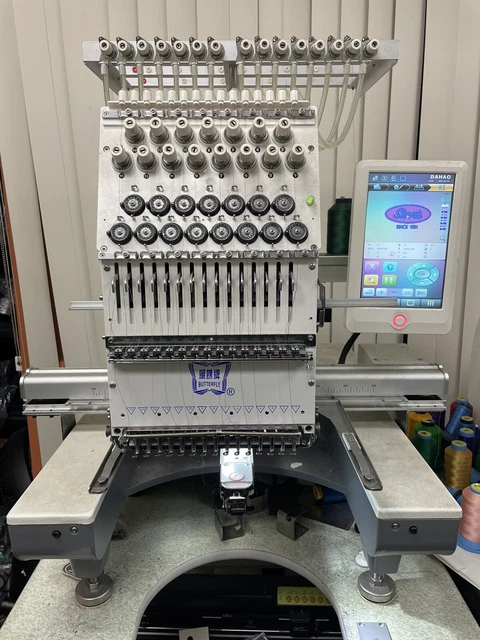 Butterfly Commercial Embroidery Machine