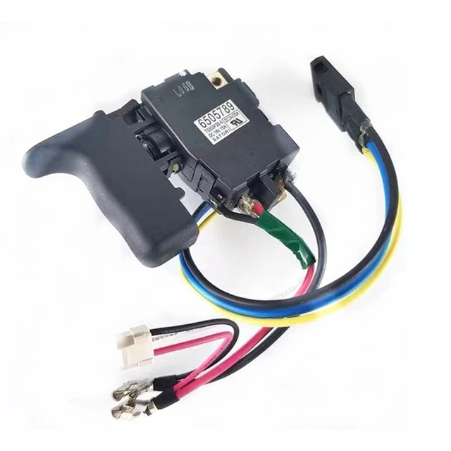 Interruttore BHR202RFE Nero for Trapano Elettrico Manuale Utensili HR202D 16A