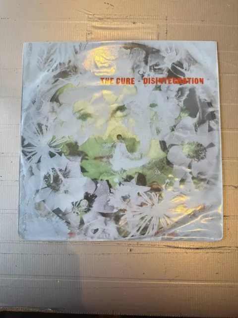 The Cure Disintegration LP Vinyl Picture Disc With Printed Plastic Sleeve NM ALL