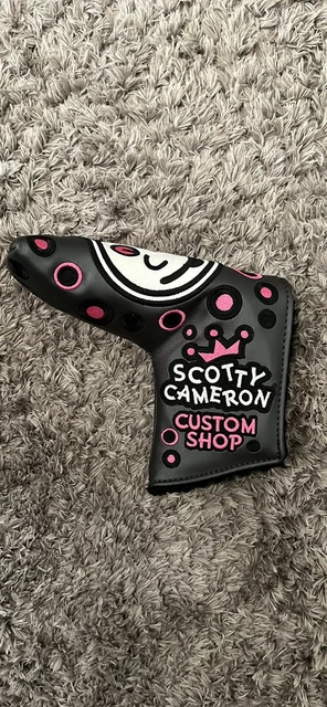 Scotty Cameron Titleist Jackpot Johnny Pink Charcoal Standard Putter Headcover