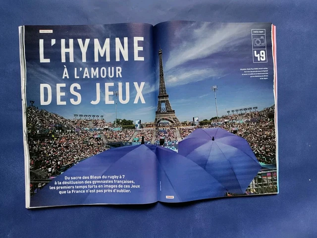 Jeux Olympiques Volley/Basket/Boxe Journal L'equipe 8/8/ 2024