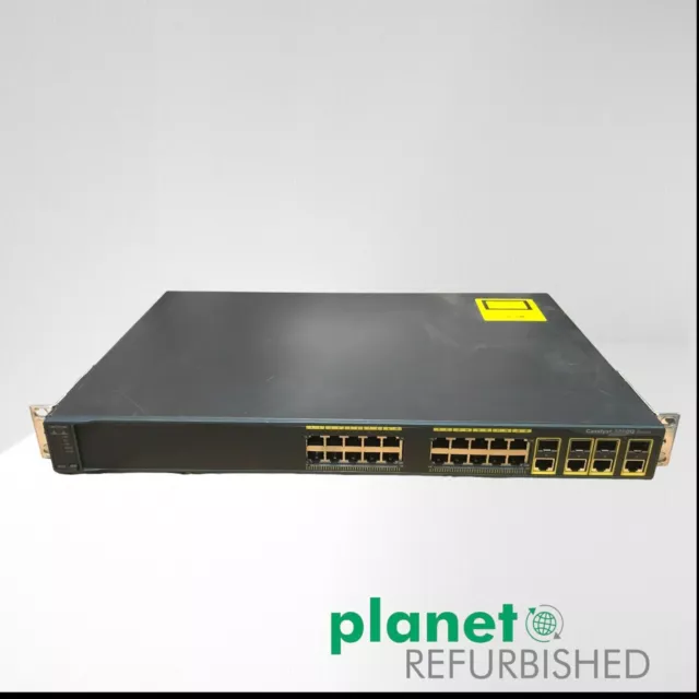 WS-C2960G-24TC-L Cisco 20 Ethernet 10/100/1000 ports and 4 dual-purpose