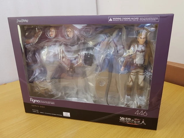 FIGURINE ATTAQUE DES titans - Figma Erwin Smith avec Cheval 15 cm - max