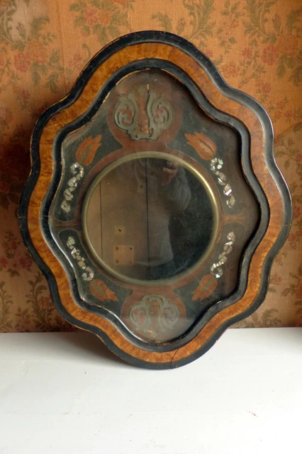 Caisse oeil de boeuf  horloge pendule  Napoleon III