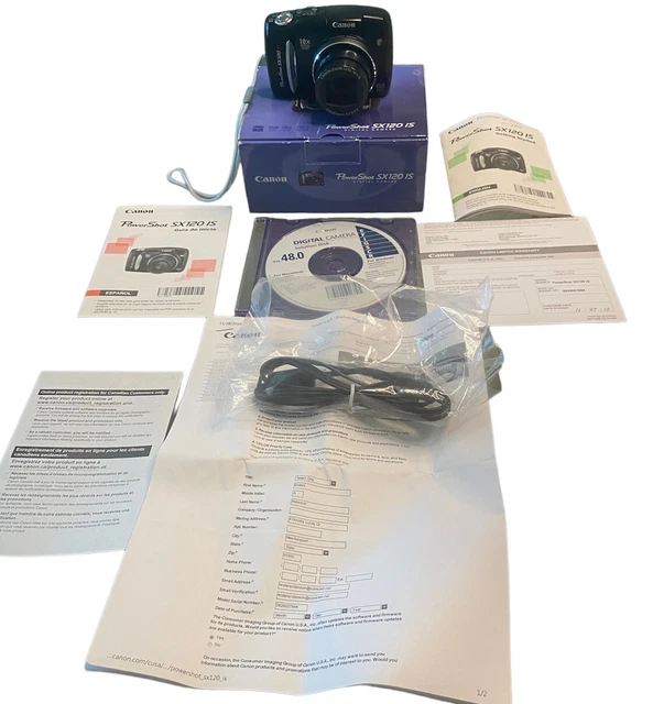 Mint Canon PowerShot SX120 IS 10.0MP Digital Camera