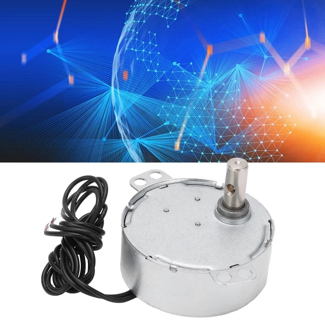 EMSea 2 Motore Riduttore 3RPM 3-12V DC - Bassa Velocità E Basso Rumore Per Lampade Proiezione, Stelle, Giocattoli E Hobby - Arancione - 2