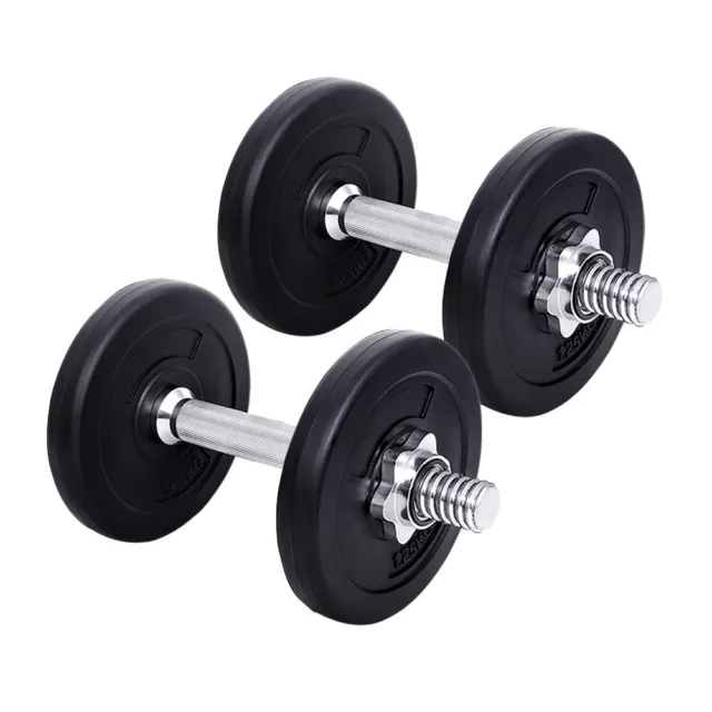 10/15KG Dumbbells Dumbbell Set Weight Training Plates Home Gym Fitness Exercise