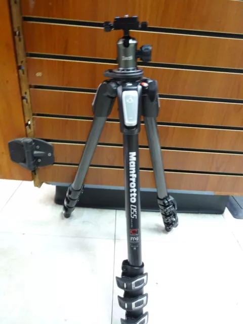 Manfrotto MT055CXPRO4 Carbon Fiber Tripod with Horizontal Column w/Zecti Head