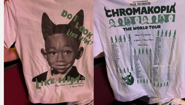 ミュージシャン Tyler, The Creator world tour tee Tyler, the Creator Chromakopia The World Tour 2025 T-shirt