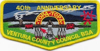 S27 Topa Topa Lodge 291 Order of the Arrow OA Flap Boy Scouts of America BSA
