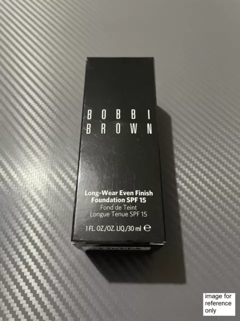 Bobbi Brown Long-Wear Even Finish Foundation SPF 15 PORCELAIN 0 - 30ml NEW