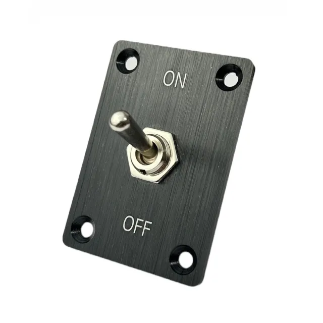 12V 25A On Off Toggle Switch Black Aluminium Switch Panel Rally Motorsport