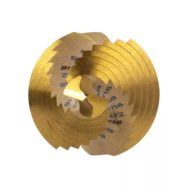 Klein Tools 25963 Step Drill Bit, Spiral Double-Fluted, 1/4" to 3/4", VACO 14