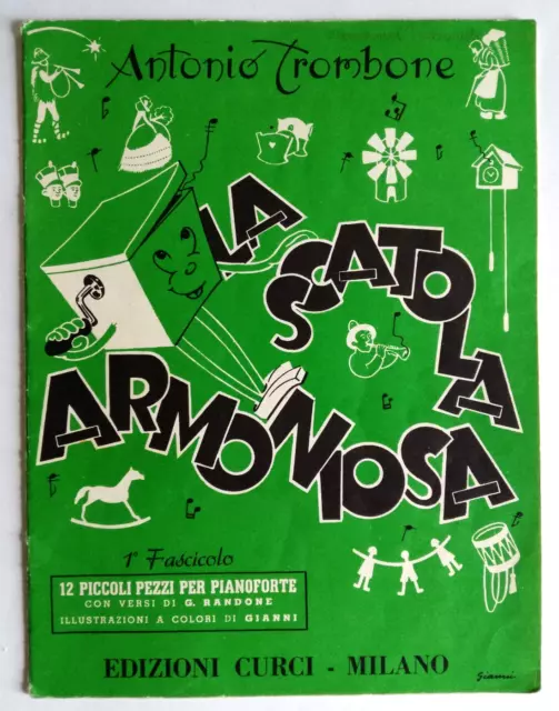 Spartito Antonio Trombone La Scatola Armoniosa Music Sheet Edizioni Curci 1980