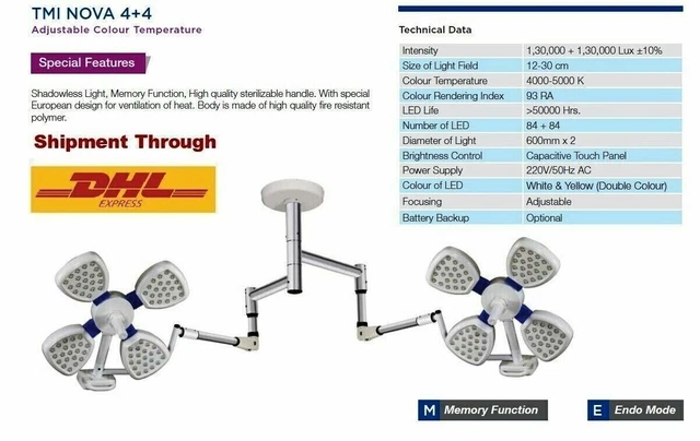 Double Dome LED Light LED Surgical Light Operation Theater Light Operating Room