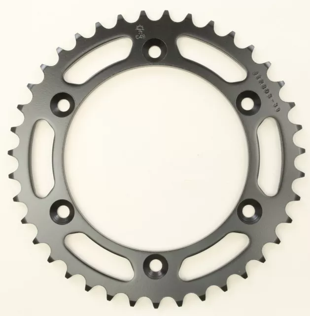 JT Sprockets - JTR808.39 - Steel Rear Sprocket, 39T - For 520 Chain (Black)