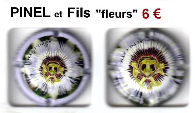 Capsules de Champagne PINEL ET FILS "Fleurs"